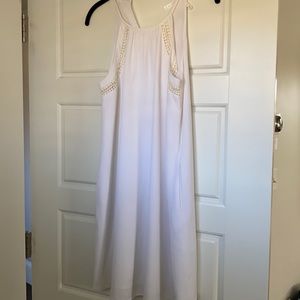 Southern tide white mini dress